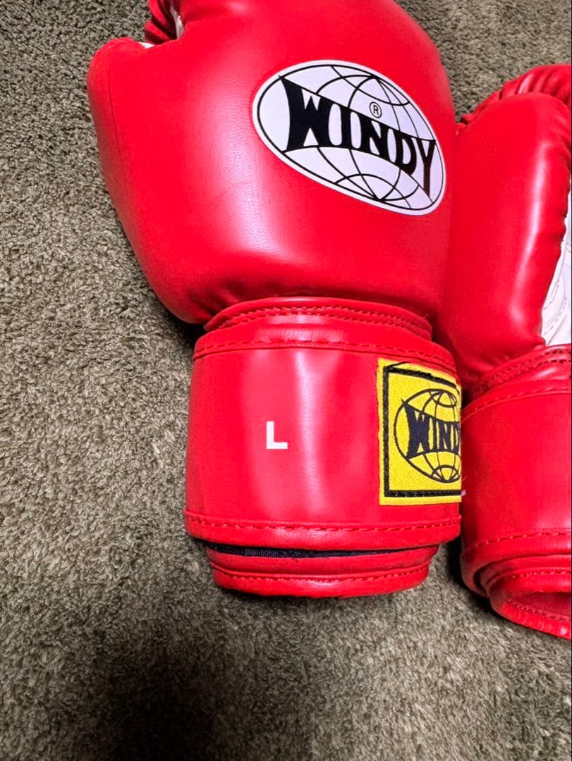 WINDY ボクシンググローブ キックミット　シンガードセット　週末限定値引き‼️