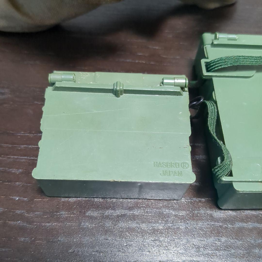60年代　GIJOE GIジョー 無線機　背嚢　手榴弾 ガーランドライフルなど