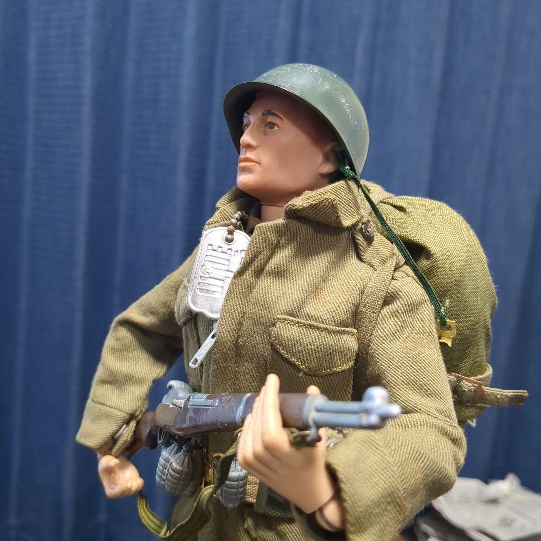 60年代　GIJOE GIジョー 無線機　背嚢　手榴弾 ガーランドライフルなど