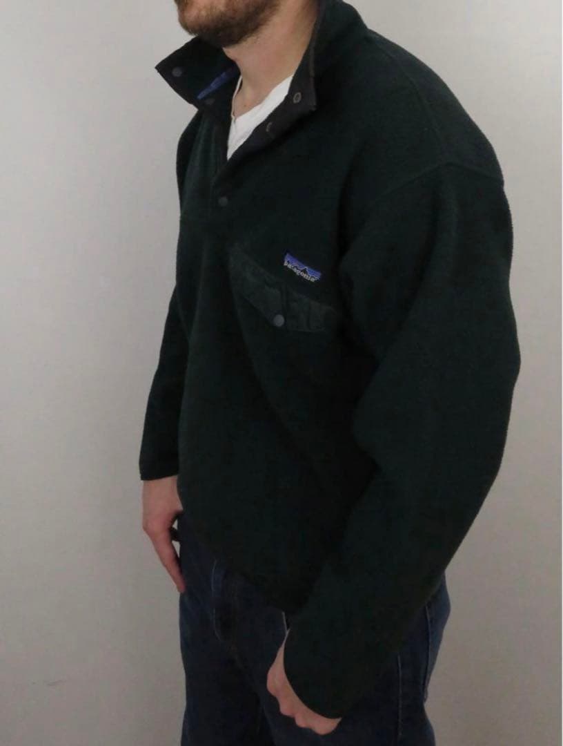 希少 美品 XL パタゴニア Patagonia スナップT シンチラ フリース