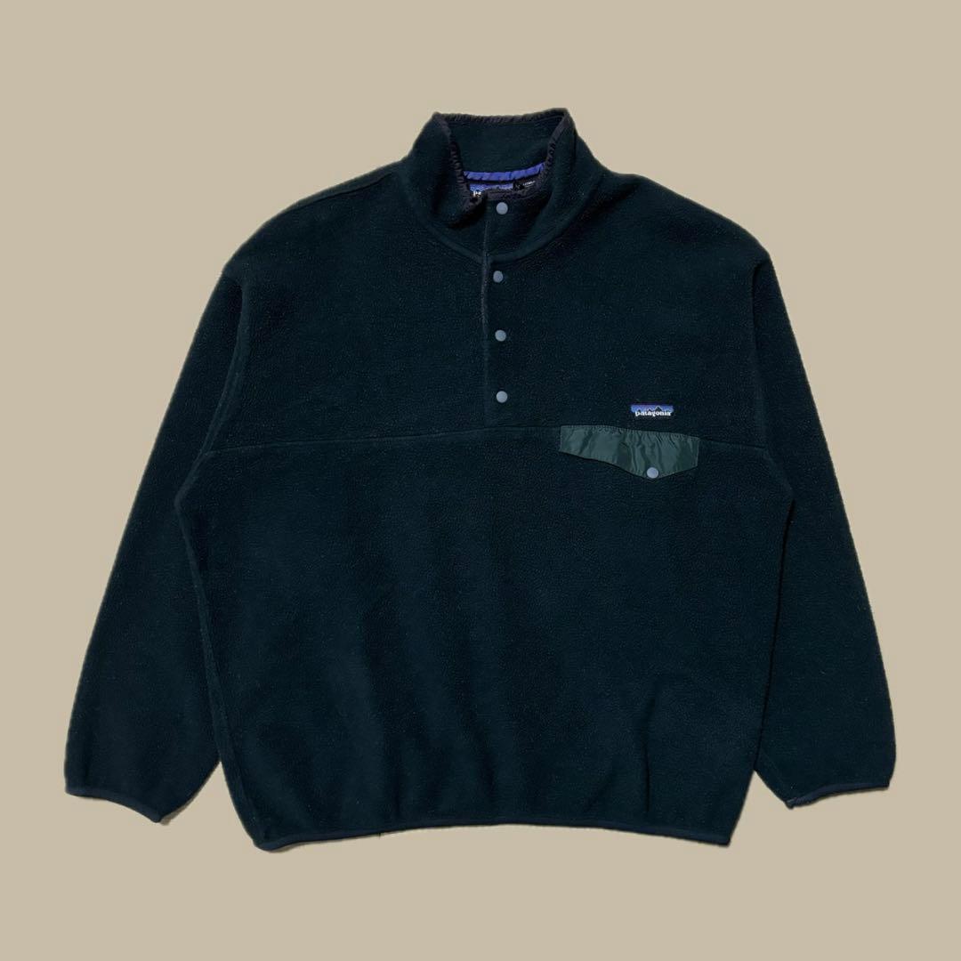 希少 美品 XL パタゴニア Patagonia スナップT シンチラ フリース