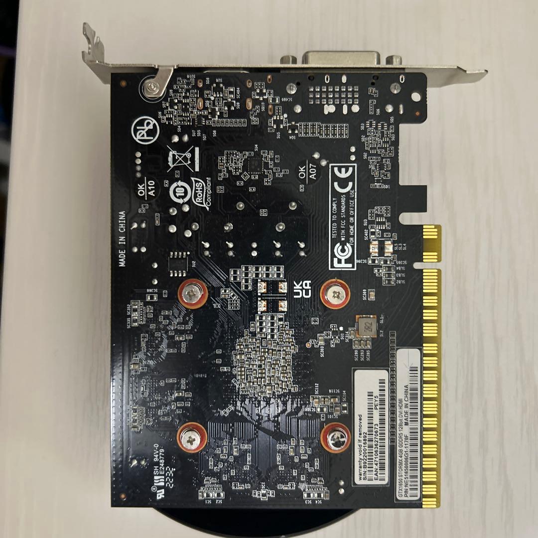 グラフィックボード・グラボ・ビデオカード Palit GeForce GTX 1650 StormX 4GB