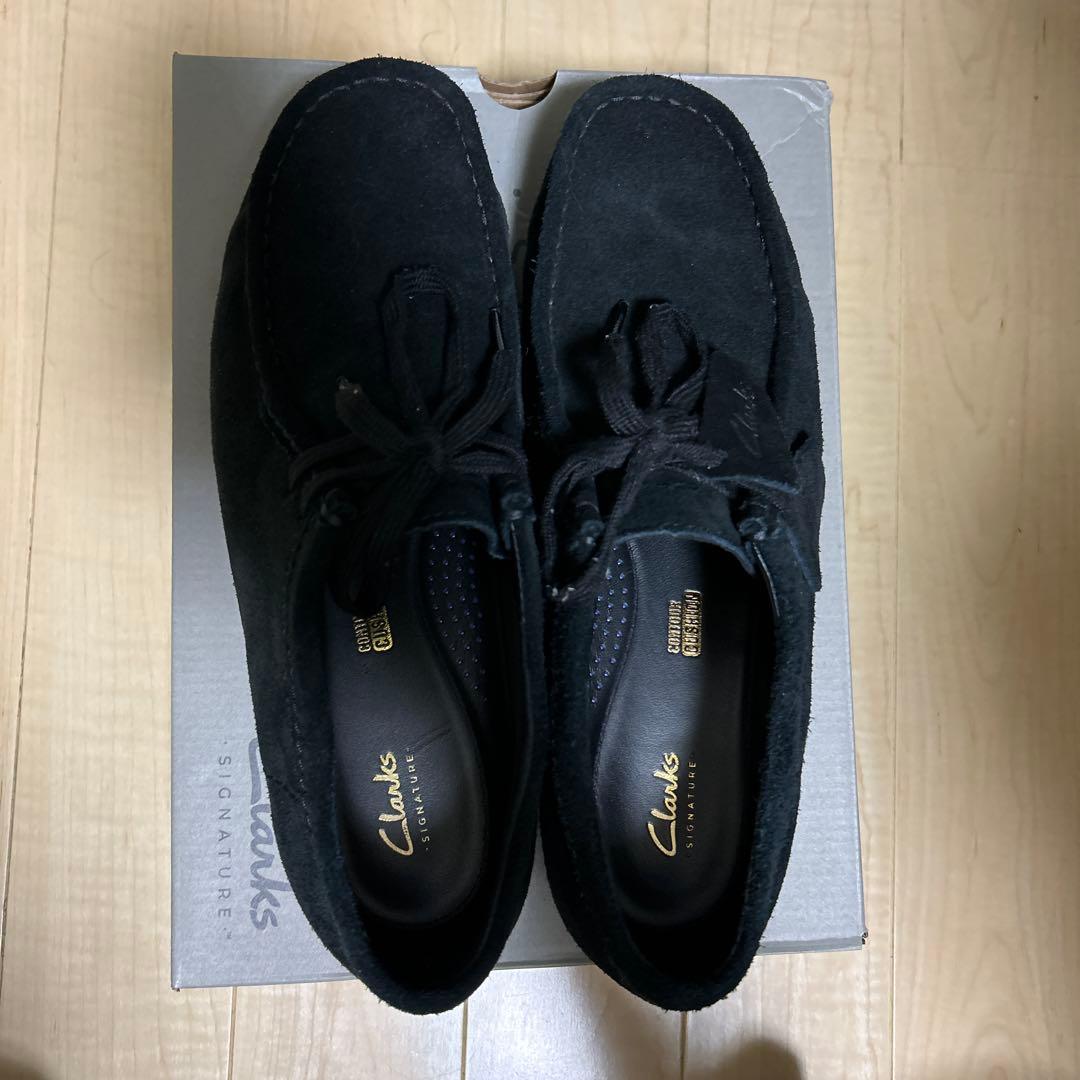 クラークス　ワラビー　Clarks wallabee ブラック26.5