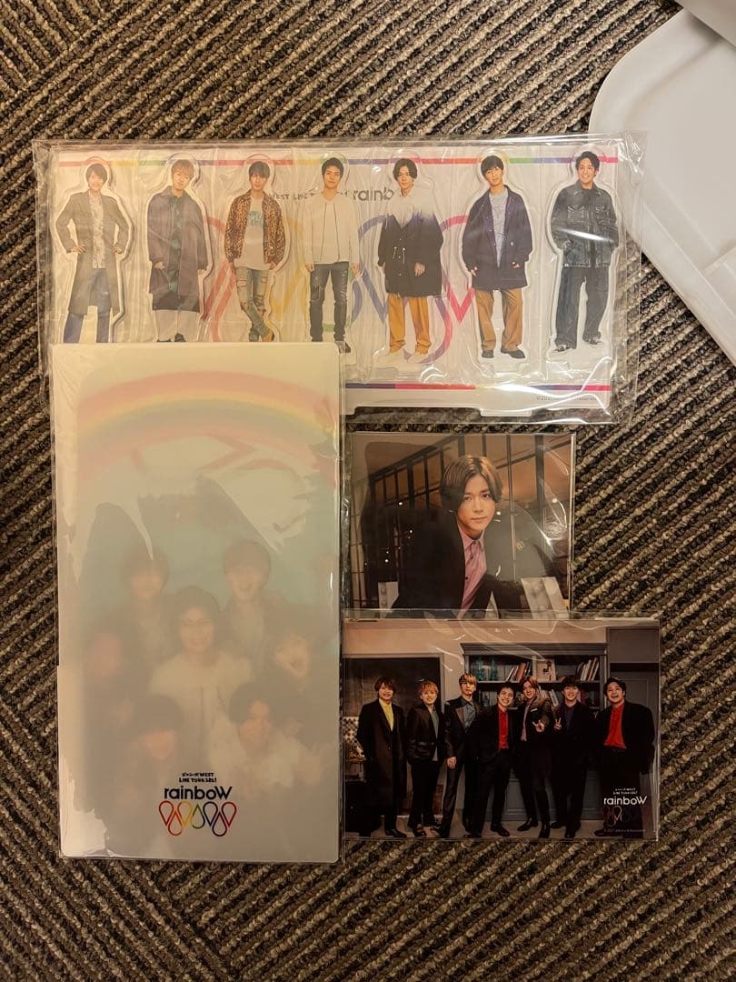 WEST. ジャニーズWEST うちわ　写真　クリアファイル