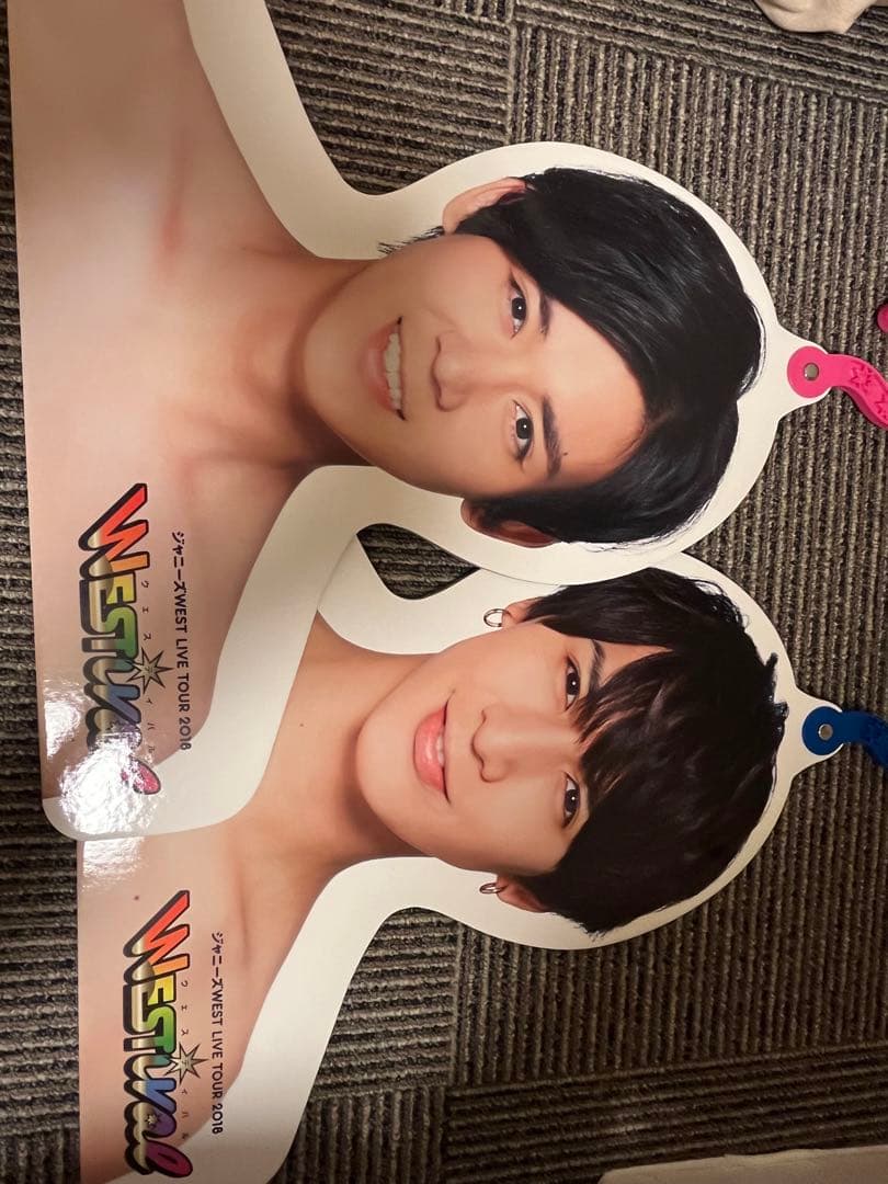 WEST. ジャニーズWEST うちわ　写真　クリアファイル