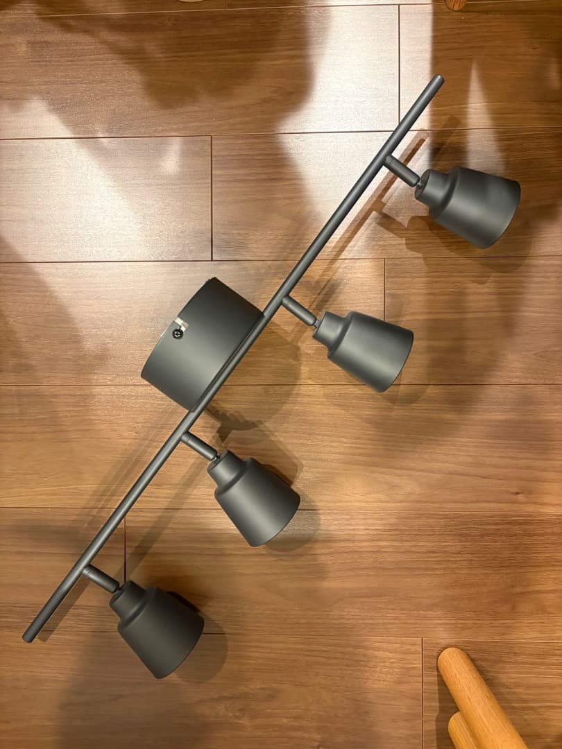 IKEA イケア クヌートボー シーリングスポットライト 電球 リモコン セット