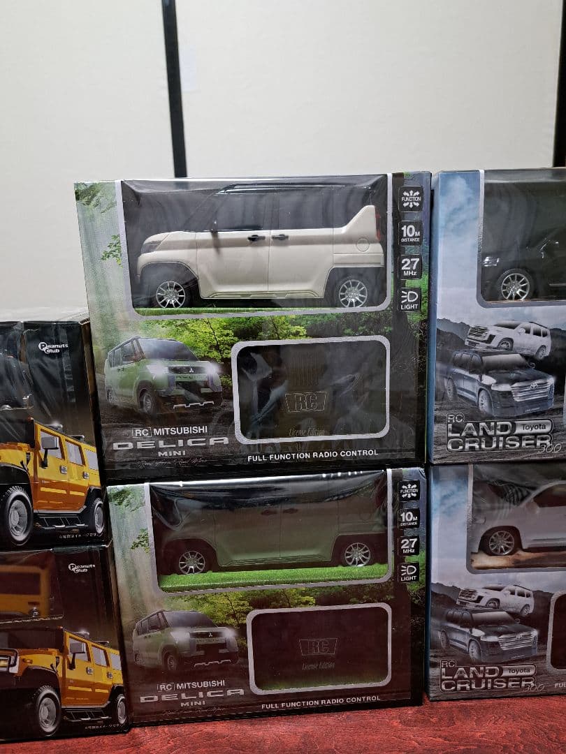 ラジコンカーセット HUMMER H2 DELICA MINI ランドクルーザー