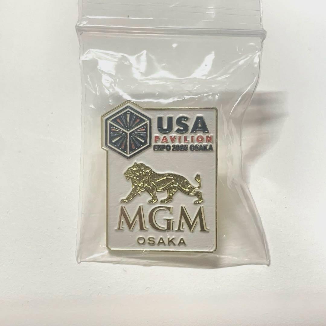 【激レア/メルカリ最安】MGM 大阪万博2025 ピン USA PAVILION