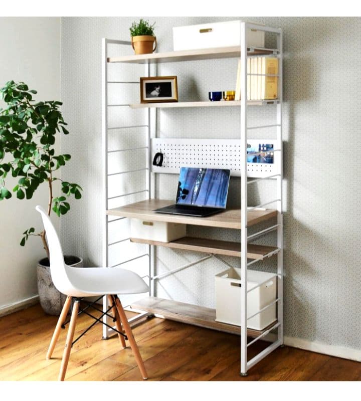 新品未開封 パソコンデスク コンセント付き MWSD-1680E 山善 ヤマゼン