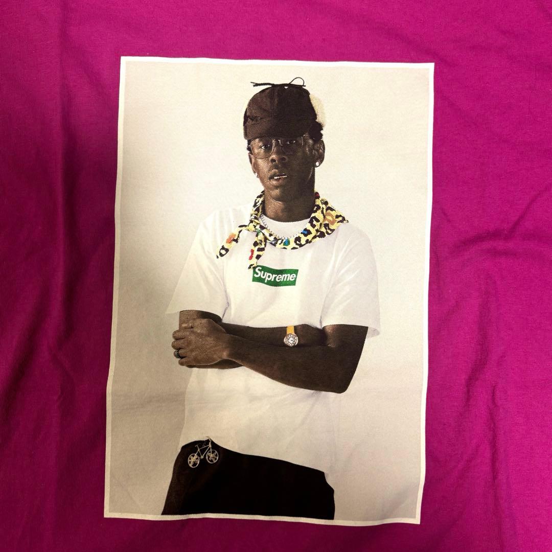 シュプリーム supreme Tシャツ タイラー マゼンタ