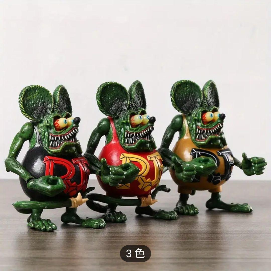 はぁ♡ 新品未開封　ラットフィンク　フィギュア　手足可動式　5体セット