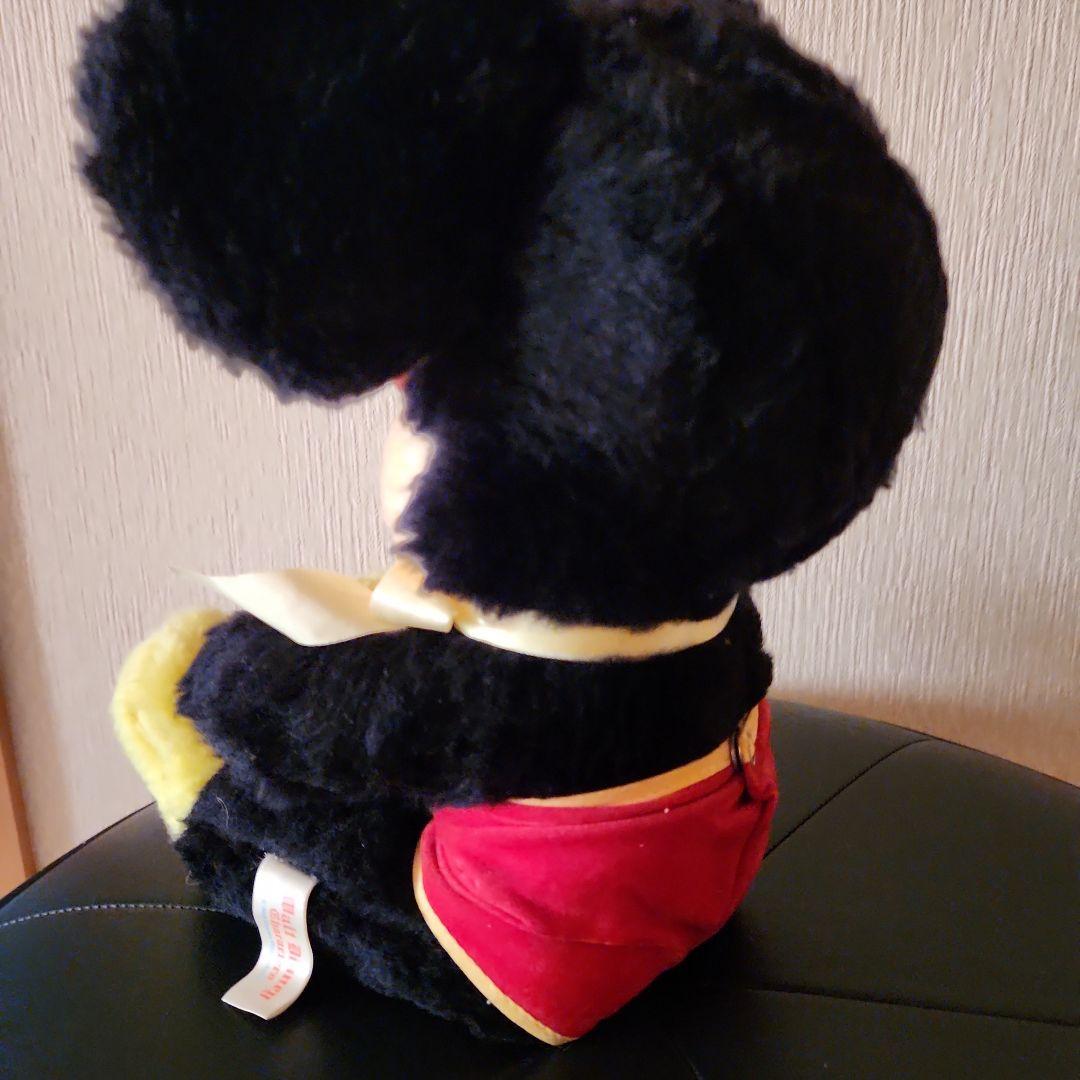 ヴィンテージミッキーマウスぬいぐるみ　アメリカ製　手作りぬいぐるみ