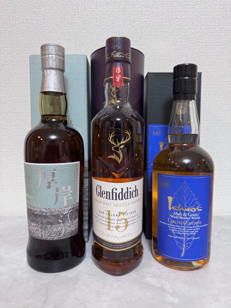 ウイスキーセット 厚岸 イチローズモルト グレンフィディック