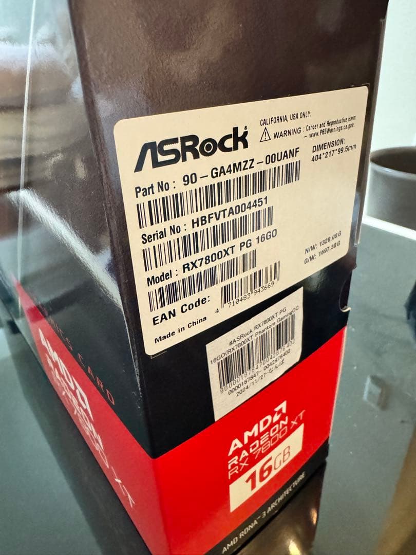グラフィックボード・グラボ・ビデオカード ASRock Radeon RX 7800 XT OC Edition 16GB