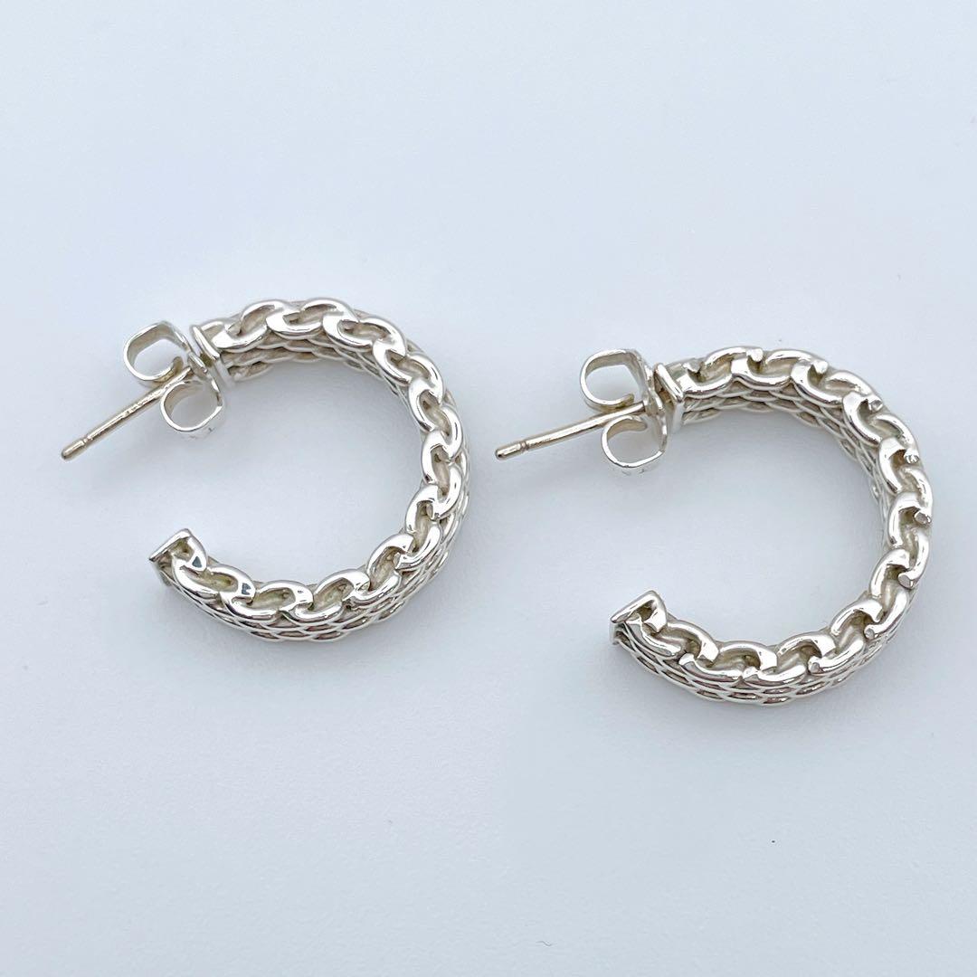 専用！Tiffany & Co. サマセットシルバーフープピアス ピアスメッシュ