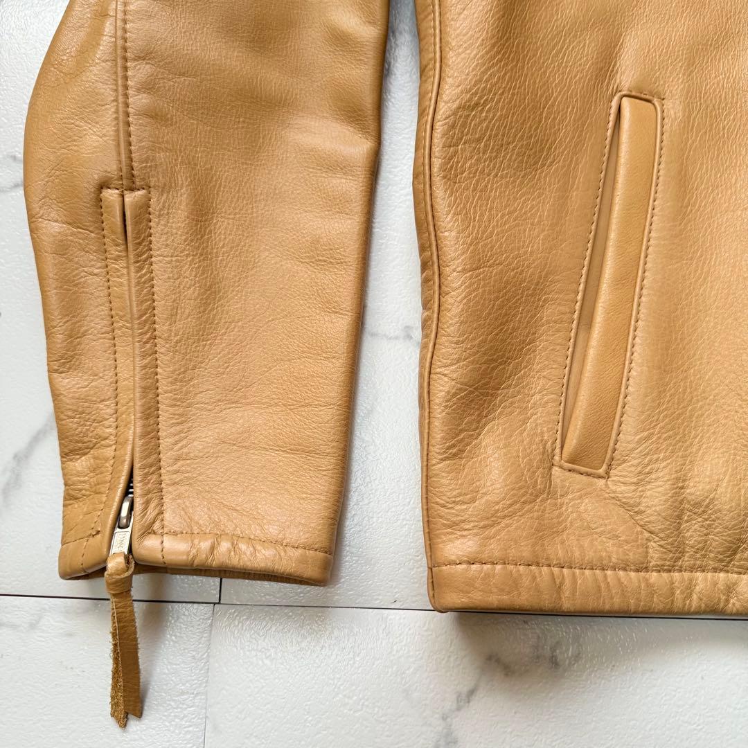 Schott AT877 シングルライダースジャケット 38牛革 USA製