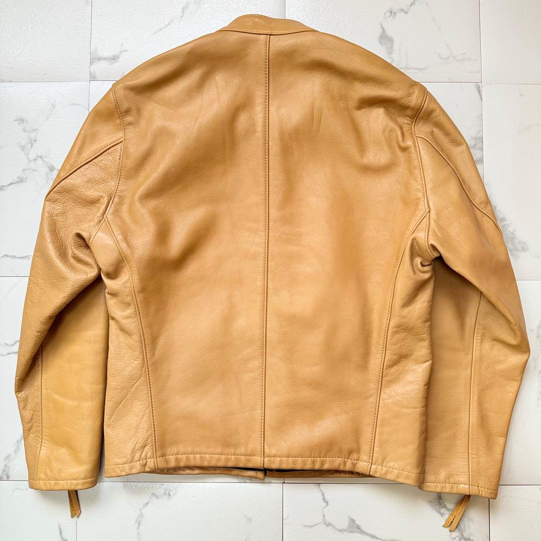 Schott AT877 シングルライダースジャケット 38牛革 USA製