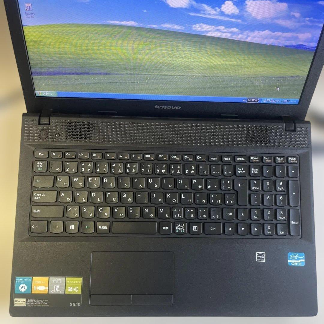 ☆格安美品☆WindowsXP☆レノボSSD搭載15.6インチPC☆第3世代i5