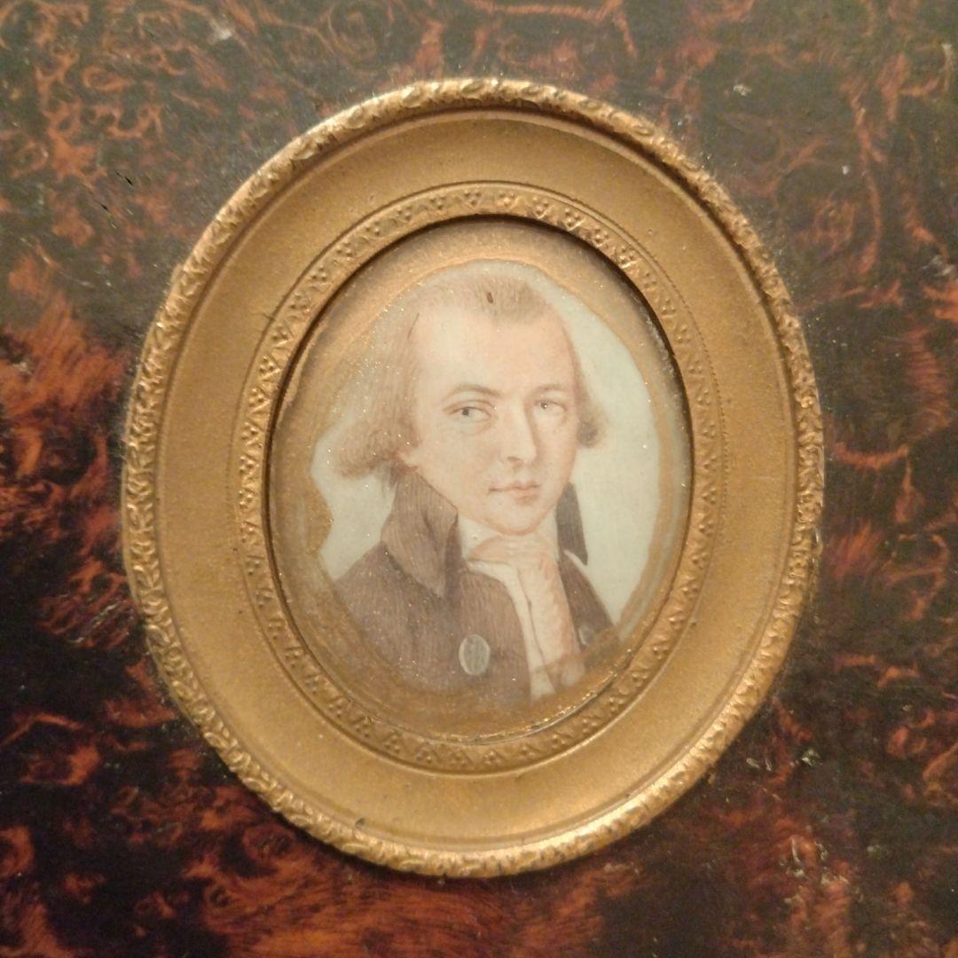 お値下げ　ミニアチュール　男性　　フランス革命？