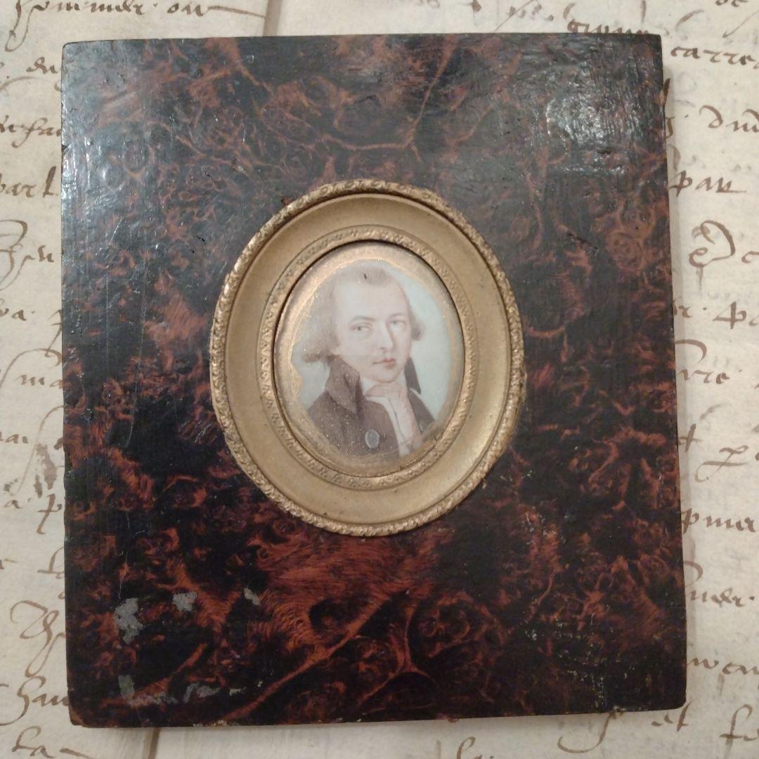 お値下げ　ミニアチュール　男性　　フランス革命？