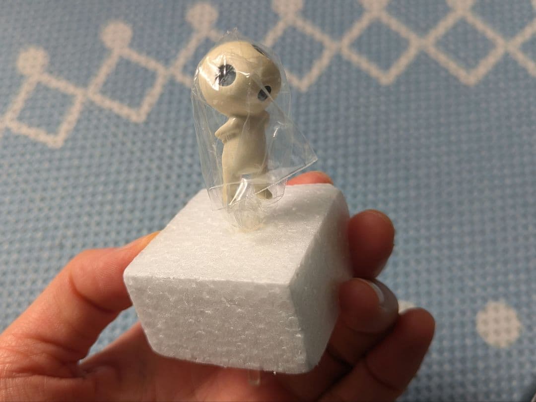 ジブリ新品 希少 もののけ姫 コダマ ピック付きミニプランター