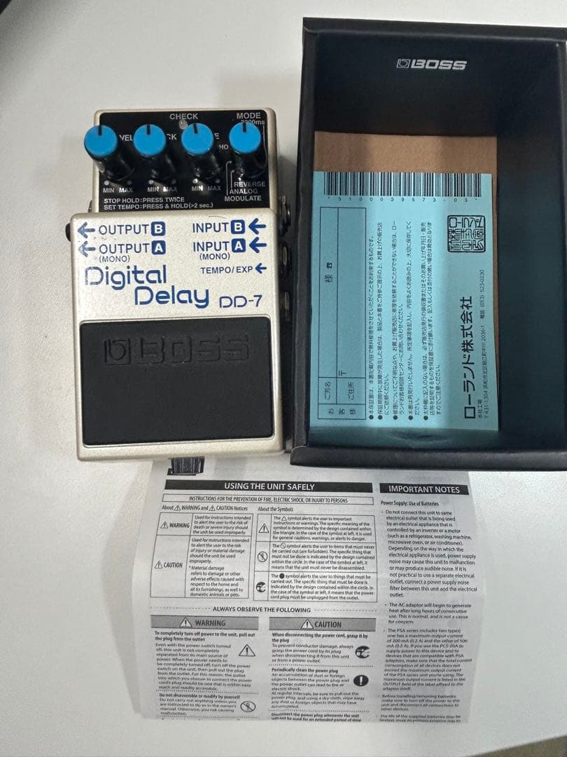 BOSSエフェクター　DD-7 デジタルディレイ