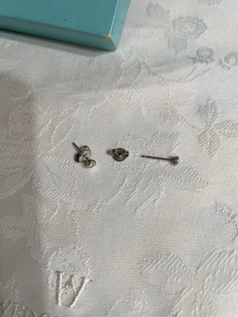 Tiffany & Co. バイザヤード ピアス　PT950 ティファニー