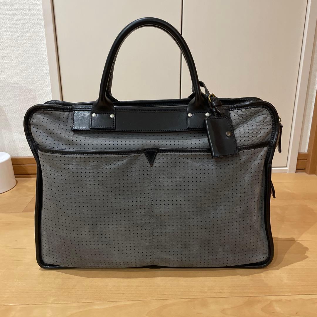 【美品】フェリージ　スエード　オールレザー　ビジネスバッグ　8637