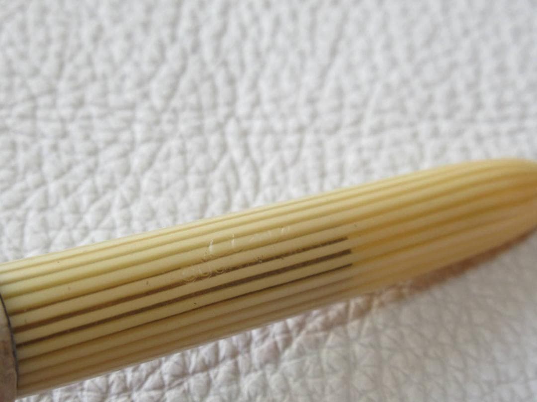 未使用1950年頃ラベル付◆今は無き 杉田万年筆 ライン セルロイド製ペン先中字