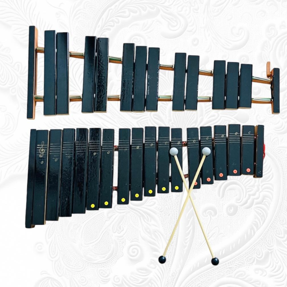 KAWAI シロフォン カリン 卓上木琴 30音