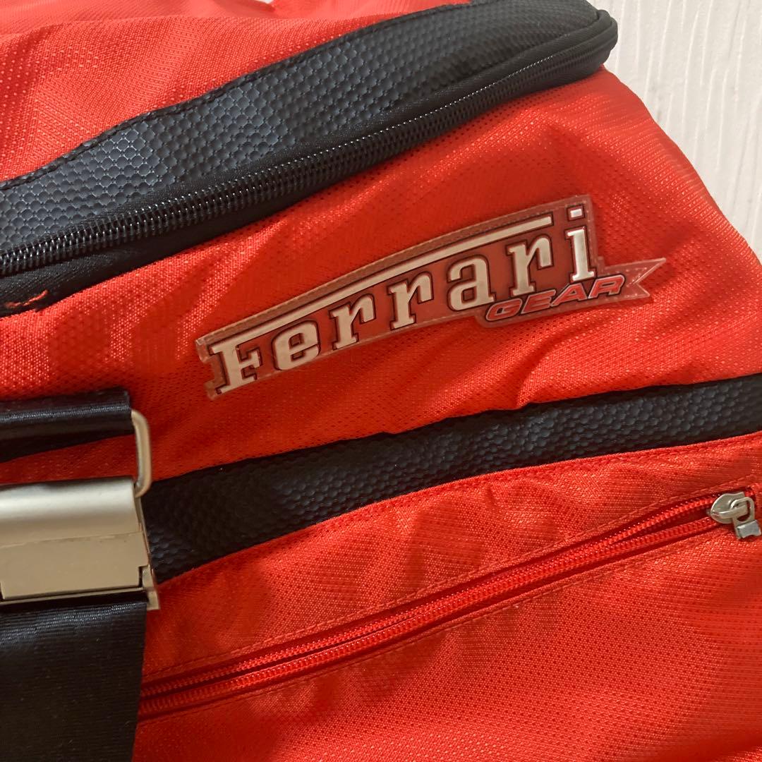 Ferrari フェラーリ キャリーバッグ ボストンバッグ 赤 レッド