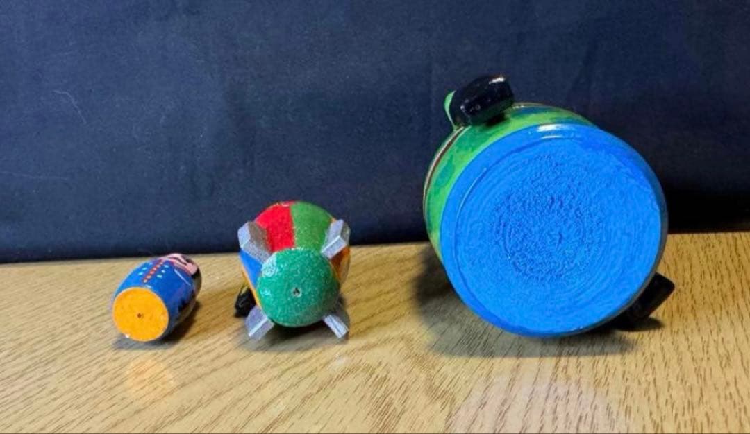 ロシア　アーティスト　宇宙マトリョーシカ　3組。長期保存