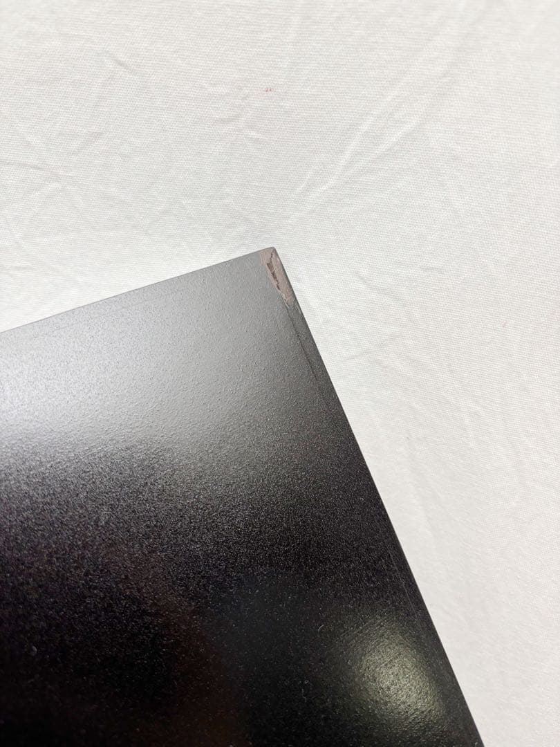 ほぼ未使用 懐石道具 三代目惣兵衛作 天然木製 黒塗 尺3寸 長角膳 5客揃紙箱