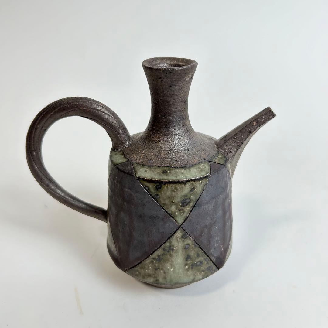 【未使用保管品】波多野正典 釉彩水注 茶道具