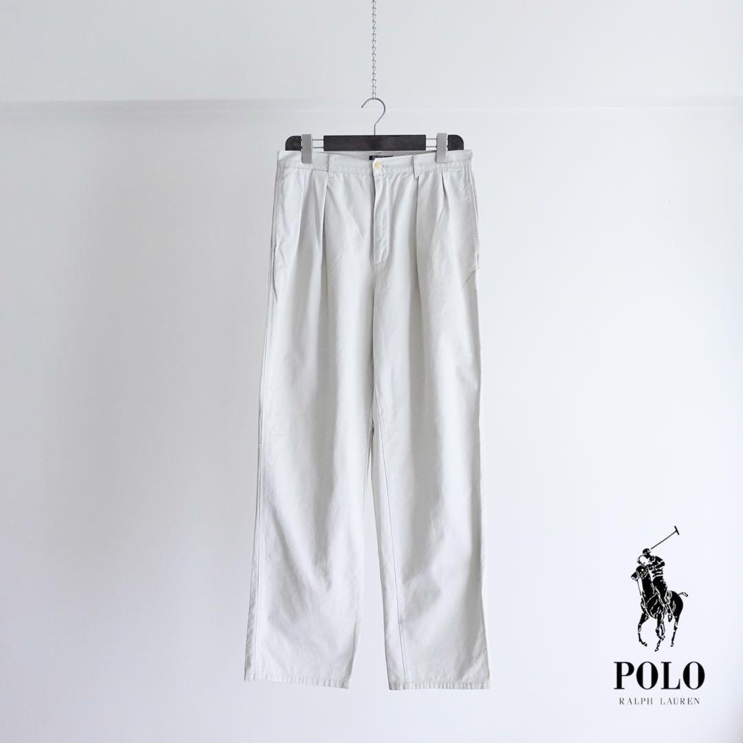 【USA製・初期タグ】Polo Ralph Lauren ポロチノ　2タック