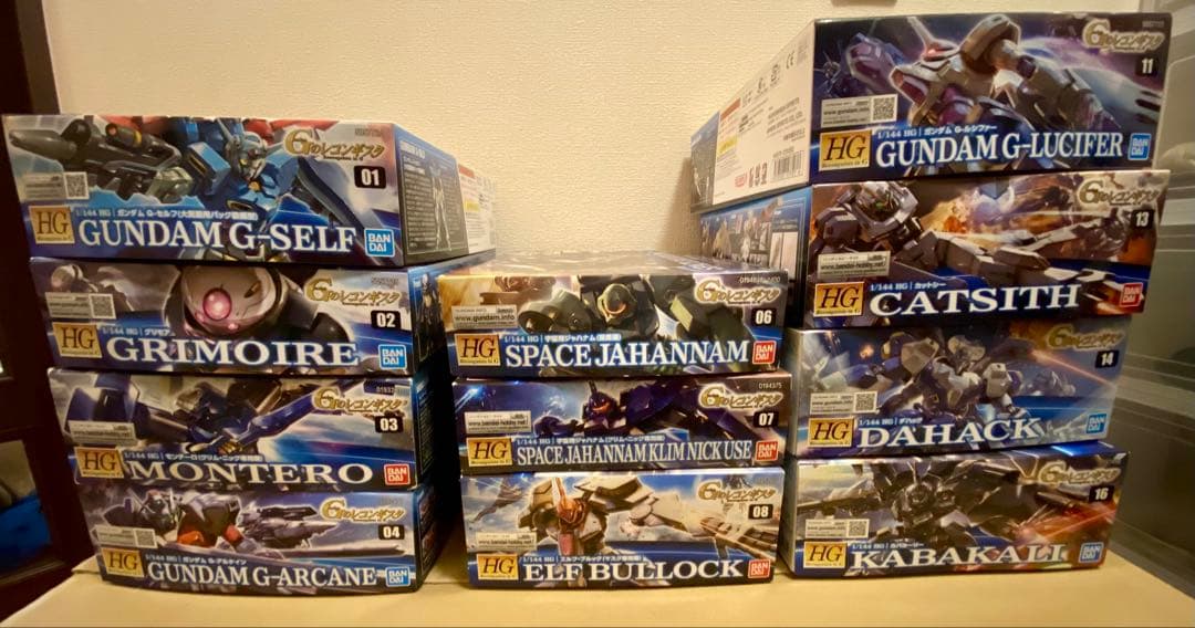 HG ガンダム Gのレコンギスタ　gセルフ　11キットまとめ売り　セット