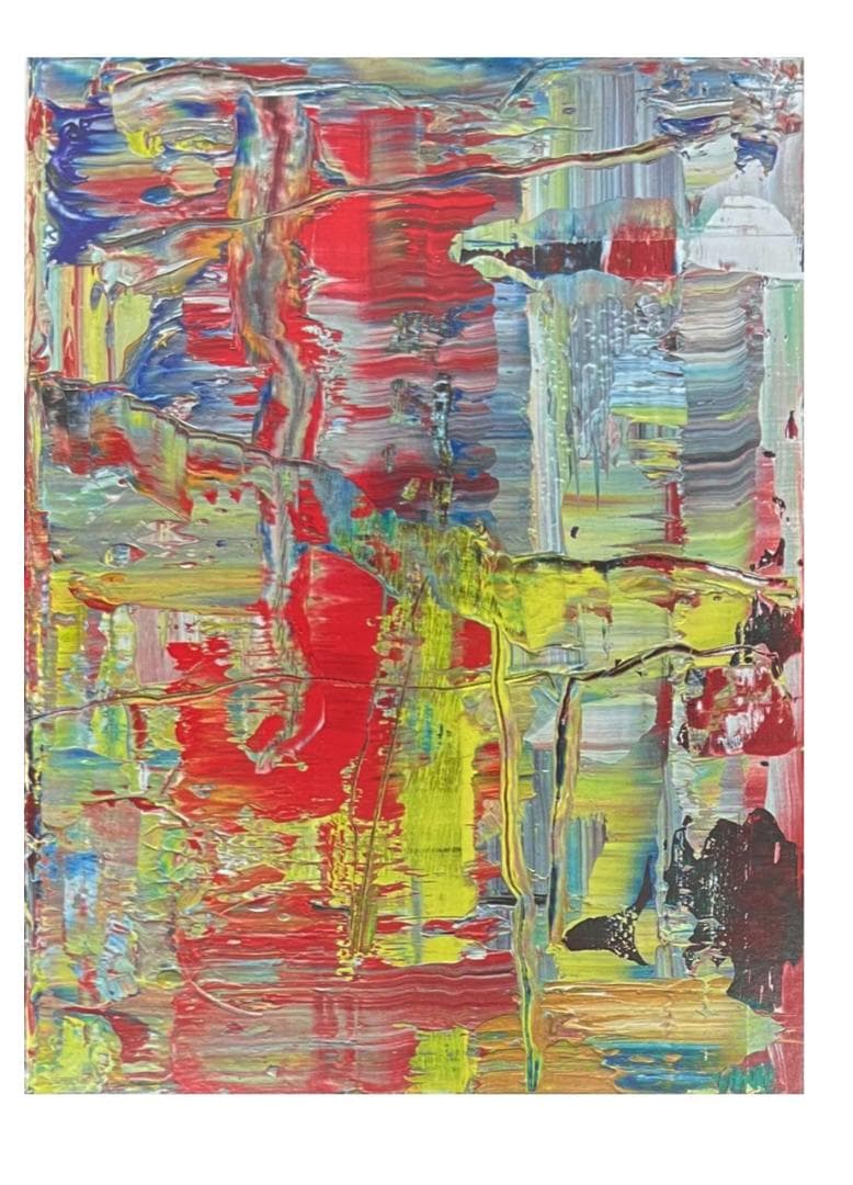 限定マット額装品/ゲルハルト・リヒター/Abstract Painting a