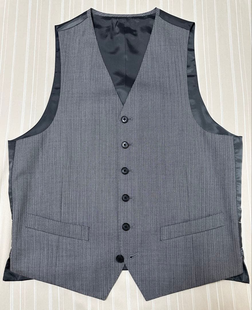 美品 TENORAS ティノラス 3ピース ライトグレー USED