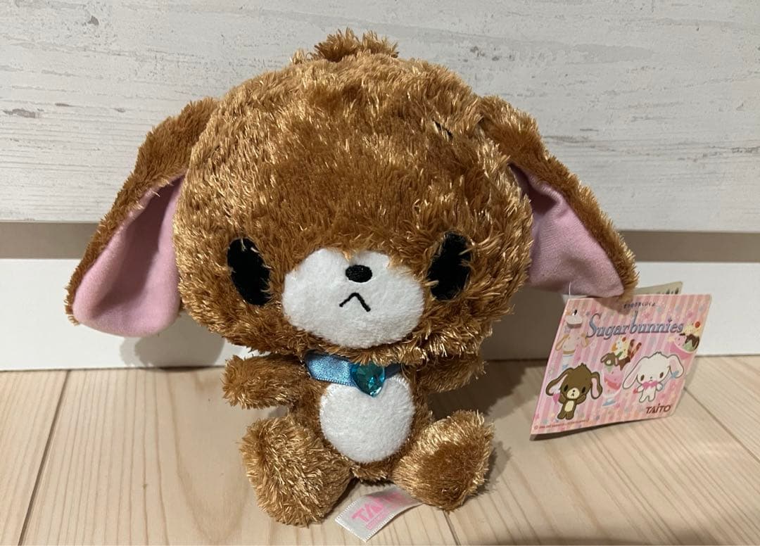 希少！シュガーバニーズくろうさ　クリアアクセサリーぬいぐるみ　タグ付き
