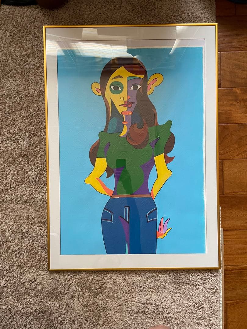 抽象人物絵画　清水公太