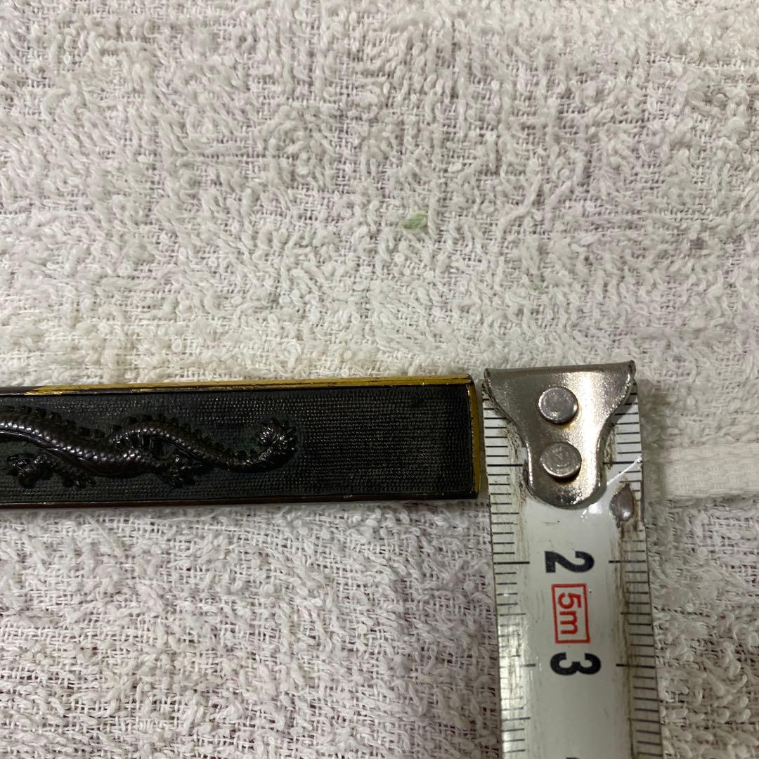 B-40 小柄　在銘　龍図　武具　刀装具　日本刀　時代物　美術品　工芸品　骨董品