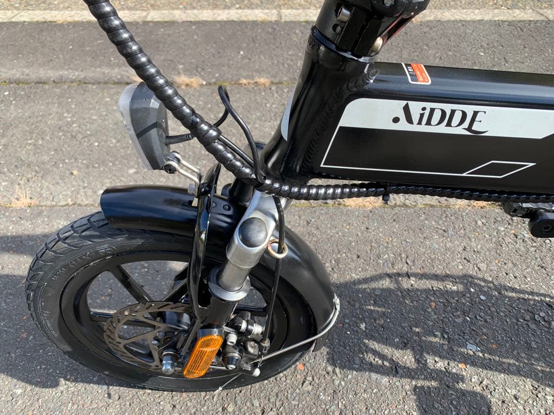 【動作確認済】送料無料AiDDE 折りたたみ電動アシスト自転車A1 14インチ