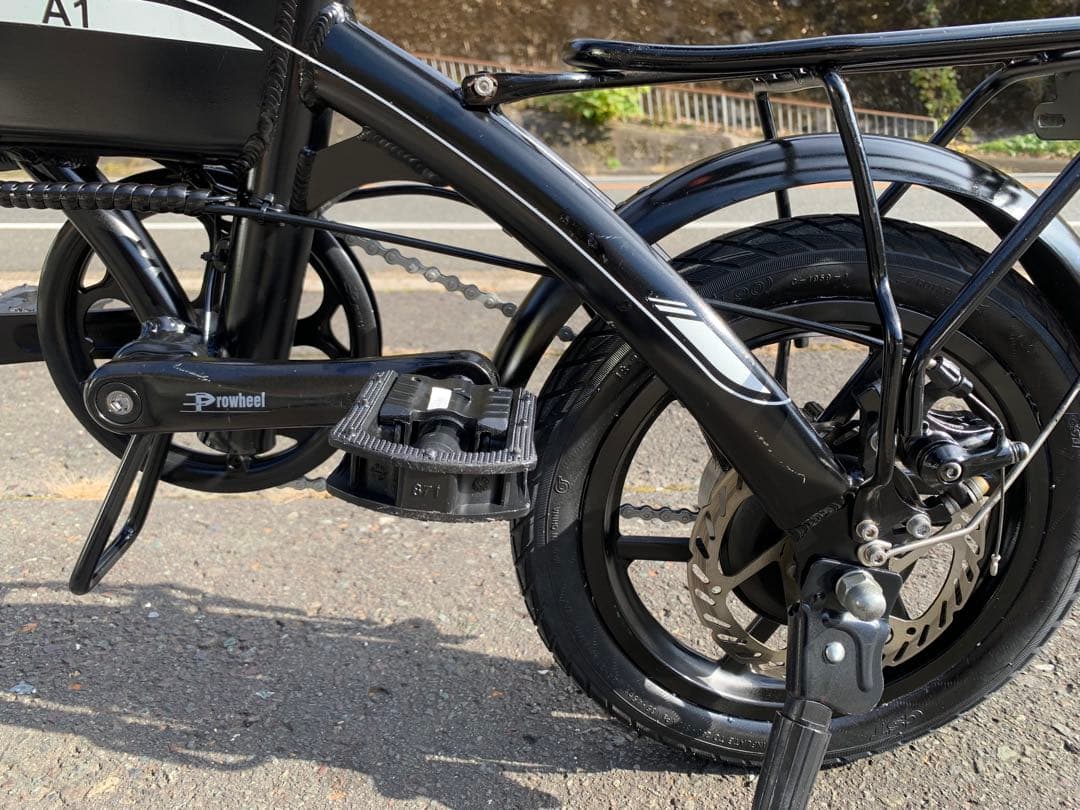 【動作確認済】送料無料AiDDE 折りたたみ電動アシスト自転車A1 14インチ