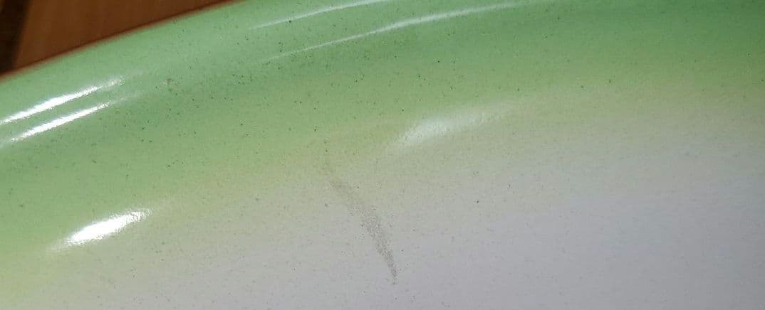 飛翔する鳥のホーロー皿