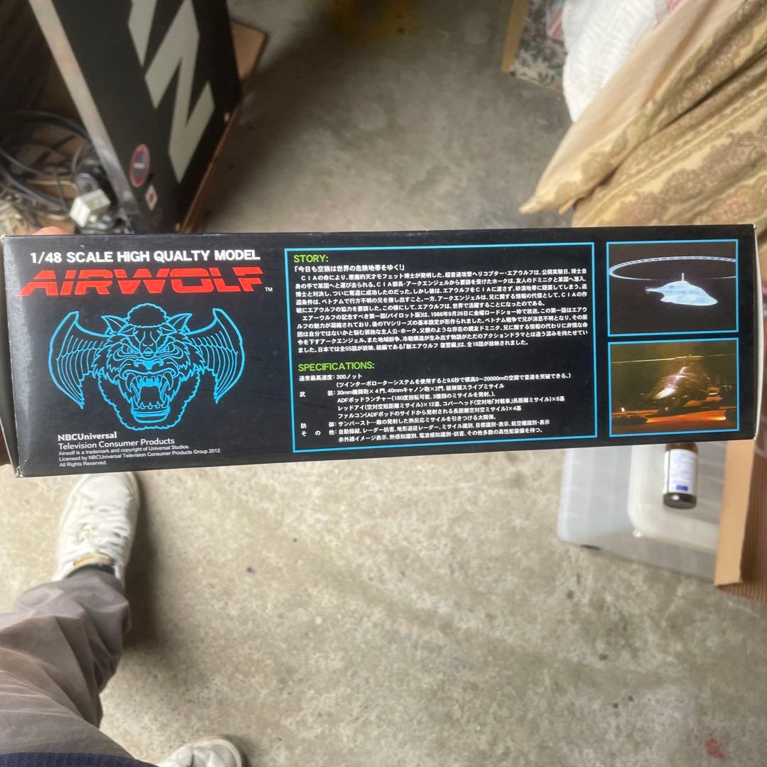 アオシマ　ミラクルハウス 新世紀合金　1/48 エアーウルフ　AIR WOLF