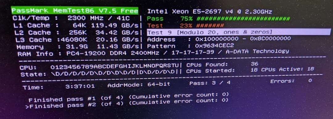 メモリー DDR4 4GB x8 32G PC4-19200 MV-D4U2400-S4G