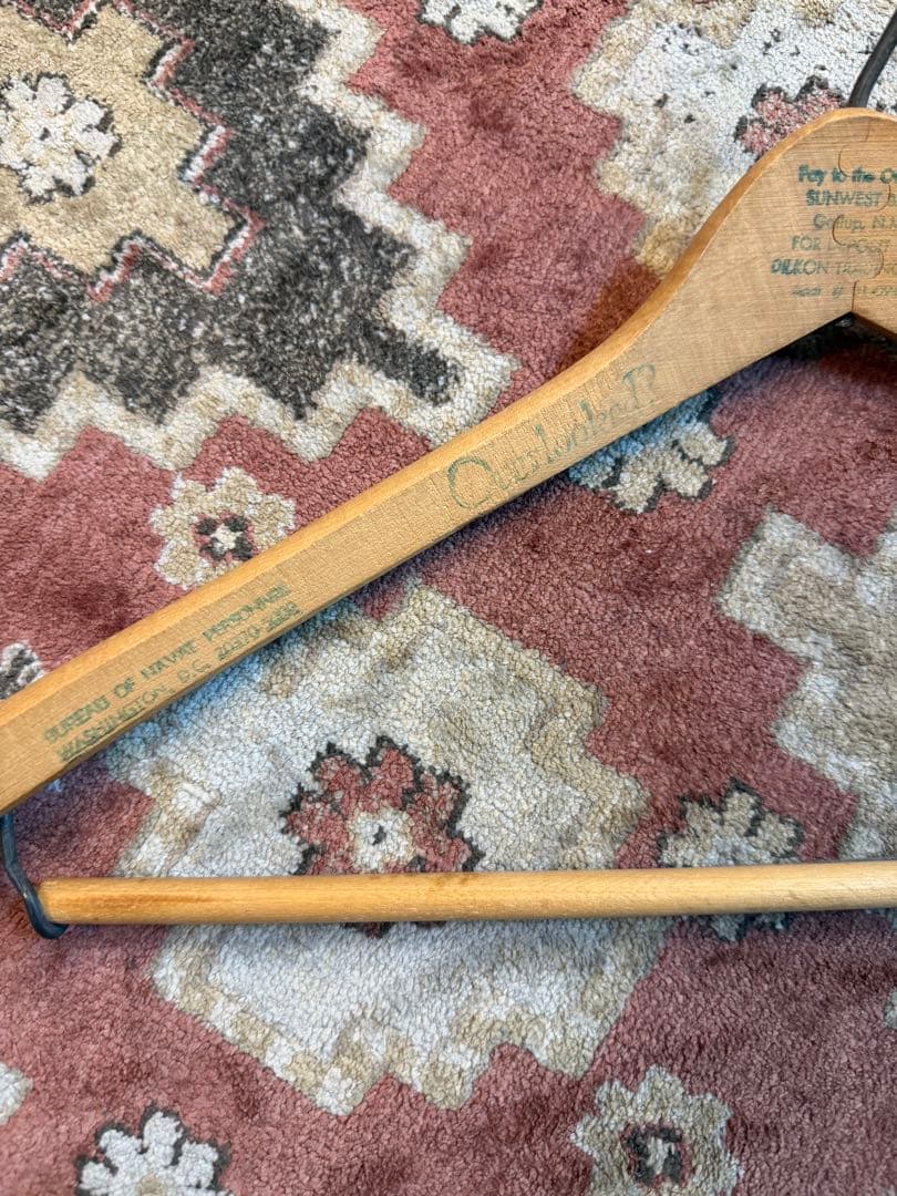 60s VINTAGE アドバタイジング ハンガー 5本セット アメリカ製