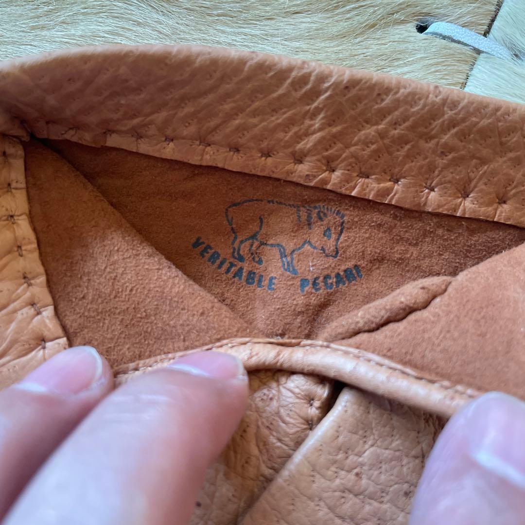 m*e様 中古 ペッカリー　グローブ made in France 革　手袋