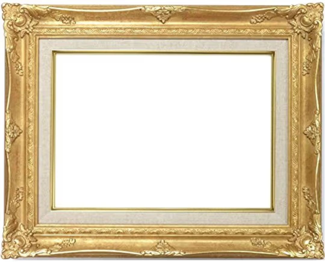 大額 油彩用額縁 9232N アクリル仕様 アンティーク　額縁　おしゃれ　高級感