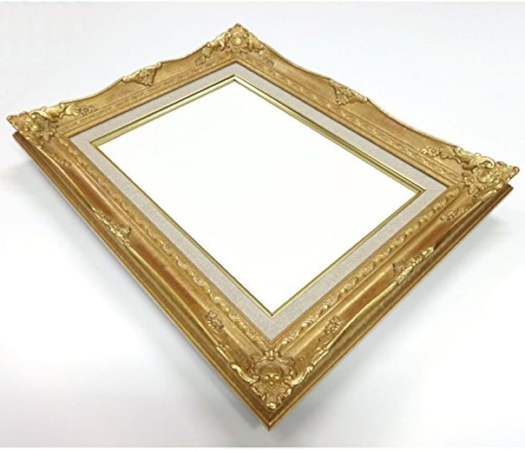 大額 油彩用額縁 9232N アクリル仕様 アンティーク　額縁　おしゃれ　高級感